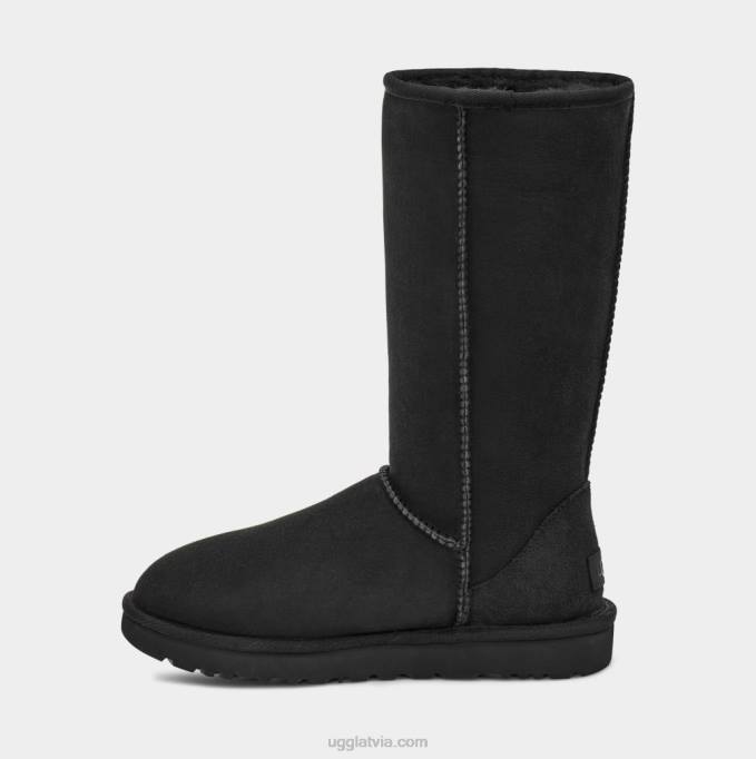 sievietes UGG klasisks augsts ii zābaks Z48J566 melns