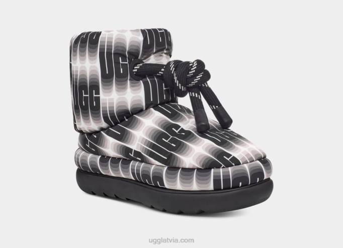 sievietes UGG klasisks maxi viļņa garums īss Z48J672 melns balts