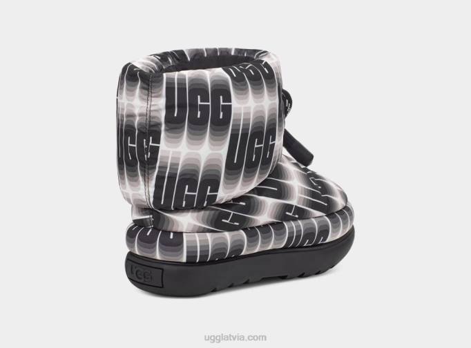 sievietes UGG klasisks maxi viļņa garums īss Z48J672 melns balts