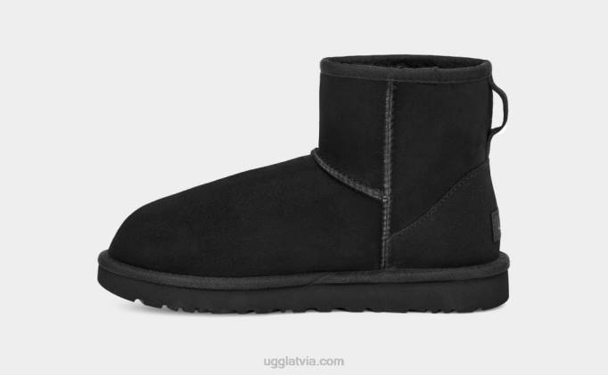 sievietes UGG klasisks mini ii zābaks Z48J474 melns