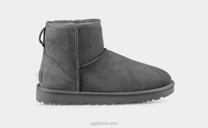 sievietes UGG klasisks mini ii zābaks Z48J475 pelēks