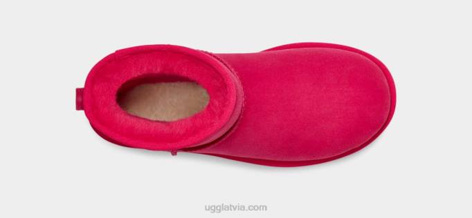 sievietes UGG klasisks mini ii zābaks Z48J853 redīsi