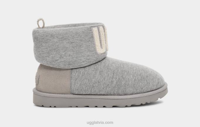 sievietes UGG klasisks mini kažokādas džersijs mājīgs Z48J753 Ronis