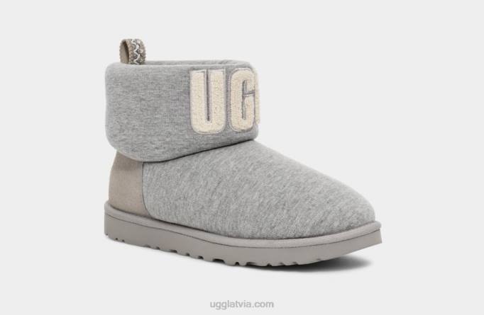 sievietes UGG klasisks mini kažokādas džersijs mājīgs Z48J753 Ronis