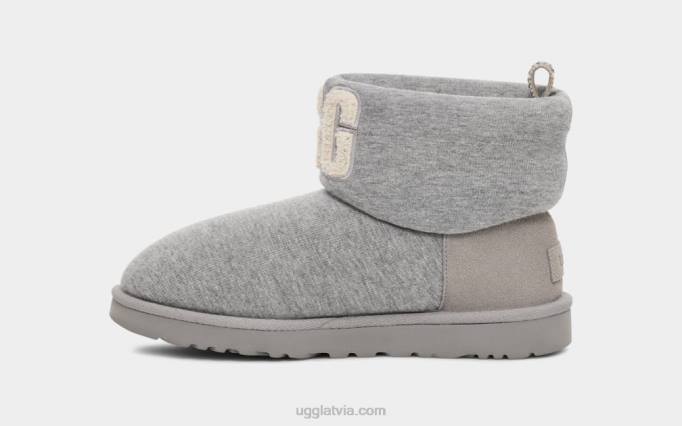 sievietes UGG klasisks mini kažokādas džersijs mājīgs Z48J753 Ronis