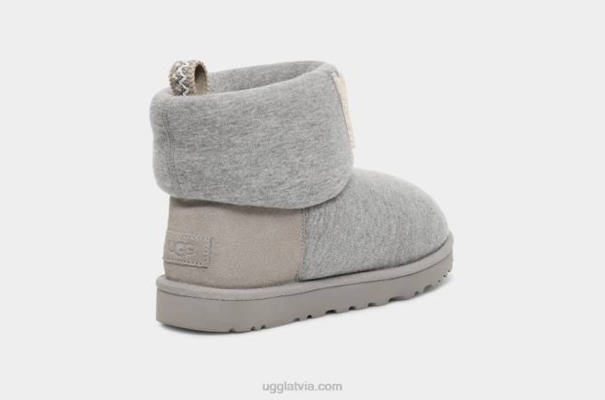 sievietes UGG klasisks mini kažokādas džersijs mājīgs Z48J753 Ronis