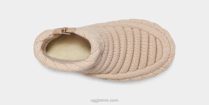 sievietes UGG klasisks mini kupls adījums Z48J703 dabisks