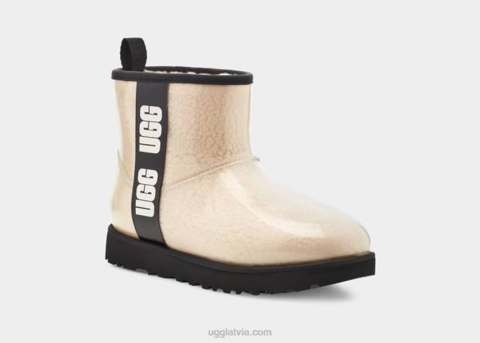 sievietes UGG klasisks skaidrs mini Z48J2218 dabīgs/melns