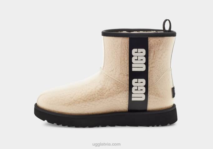 sievietes UGG klasisks skaidrs mini Z48J2218 dabīgs/melns