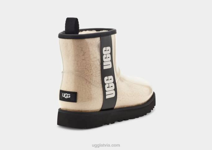 sievietes UGG klasisks skaidrs mini Z48J2218 dabīgs/melns