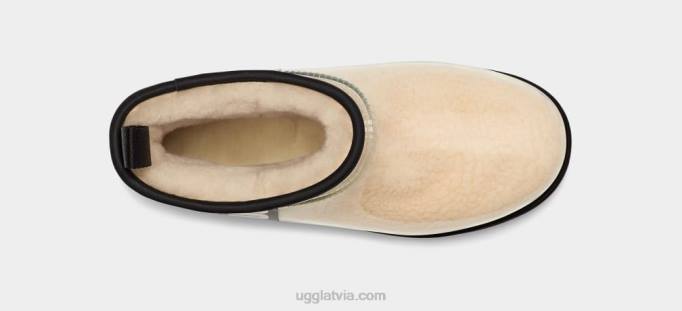 sievietes UGG klasisks skaidrs mini Z48J2218 dabīgs/melns