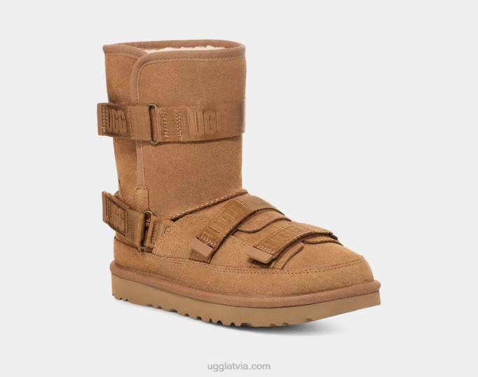 sievietes UGG klasisks īss hibrīds Z48J851 kastanis