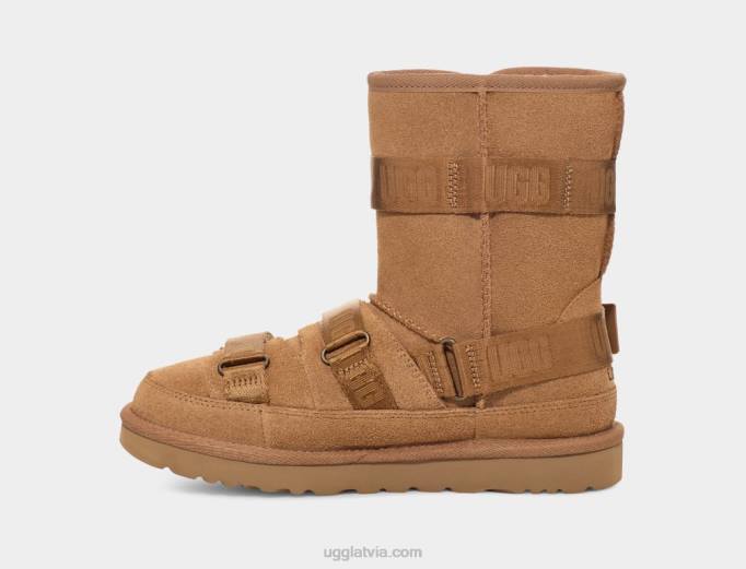 sievietes UGG klasisks īss hibrīds Z48J851 kastanis