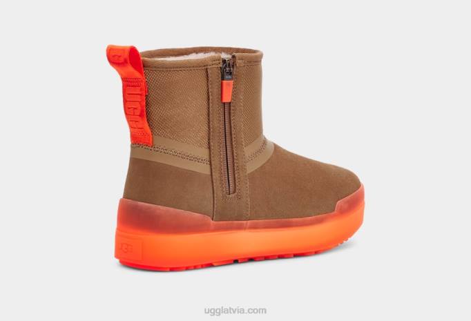 sievietes UGG klasisks tech mini Z48J835 kastanis