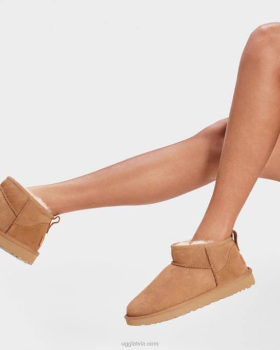 sievietes UGG klasisks ultra mini Z48J561 kastanis