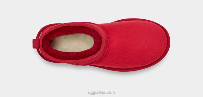 sievietes UGG klasisks ultra mini Z48J635 samba red tnl