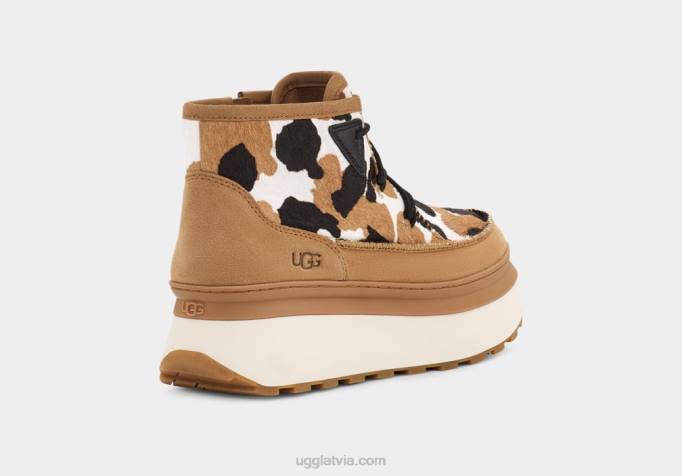 sievietes UGG marin bootie govs apdruka Z48J78 kastanis