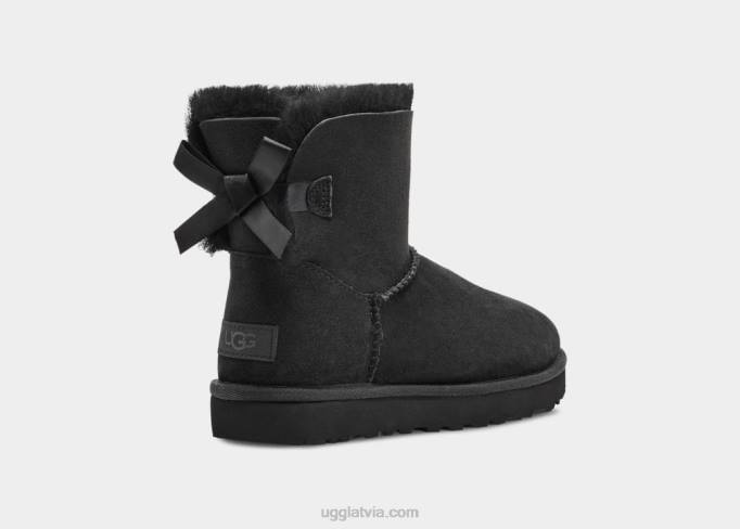 sievietes UGG mini bailey bow ii boot Z48J360 melns
