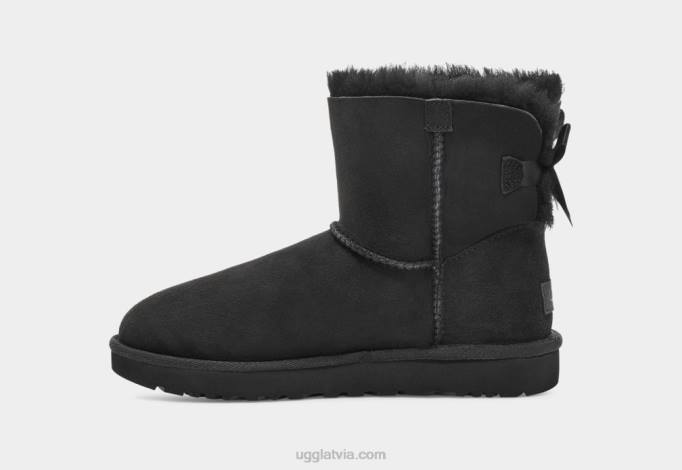 sievietes UGG mini bailey bow ii boot Z48J360 melns