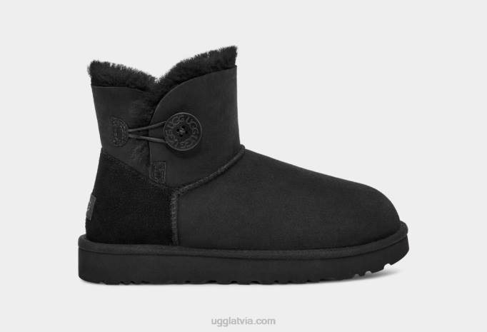 sievietes UGG mini bailey button ii boot Z48J364 melns