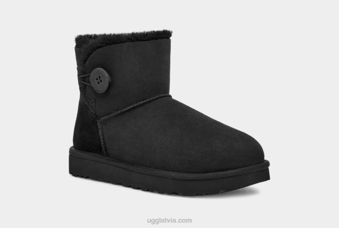 sievietes UGG mini bailey button ii boot Z48J364 melns