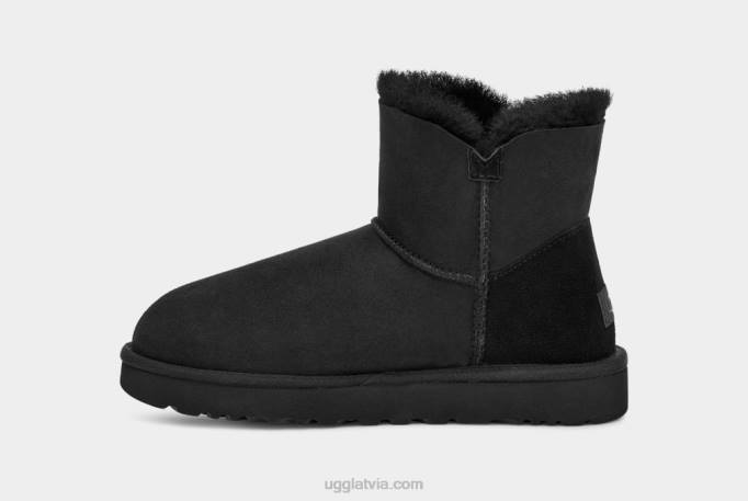 sievietes UGG mini bailey button ii boot Z48J364 melns