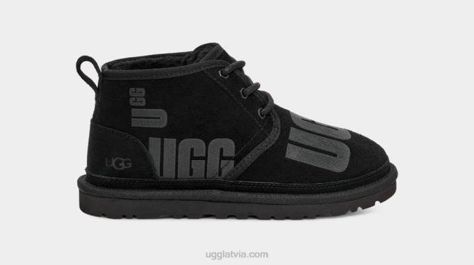 sievietes UGG neumel izkliedes grafika Z48J725 melns
