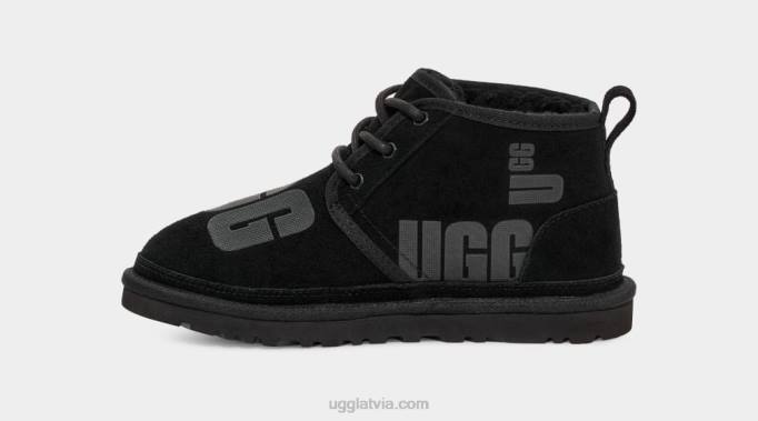 sievietes UGG neumel izkliedes grafika Z48J725 melns