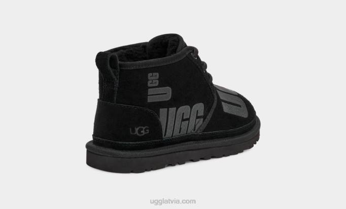 sievietes UGG neumel izkliedes grafika Z48J725 melns