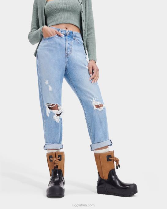 sievietes UGG raincloud mežģīņu zamšādas Z48J36 kastanis