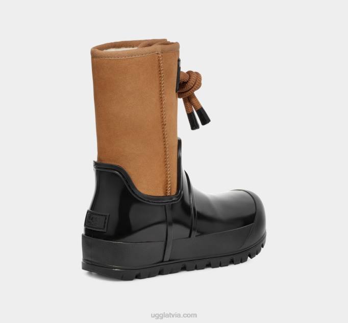 sievietes UGG raincloud mežģīņu zamšādas Z48J36 kastanis