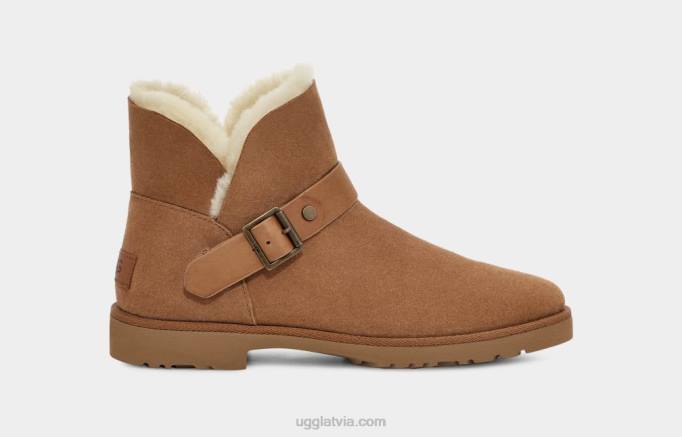 sievietes UGG romantiski īsa sprādze Z48J2129 kastanis