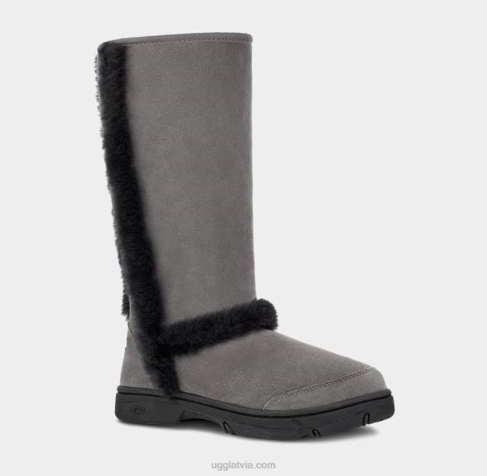 sievietes UGG sunburst garš Z48J595 pelēks/melns
