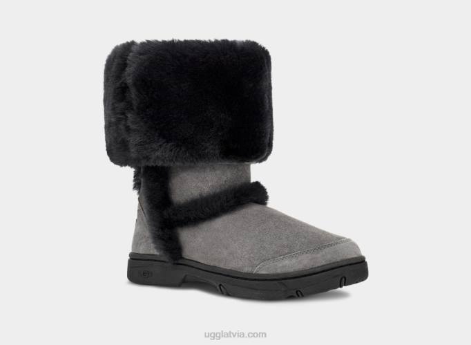 sievietes UGG sunburst garš Z48J595 pelēks/melns