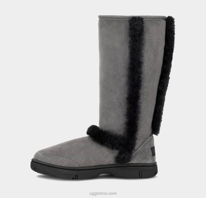 sievietes UGG sunburst garš Z48J595 pelēks/melns