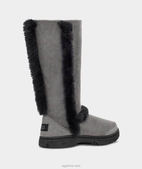 sievietes UGG sunburst garš Z48J595 pelēks/melns