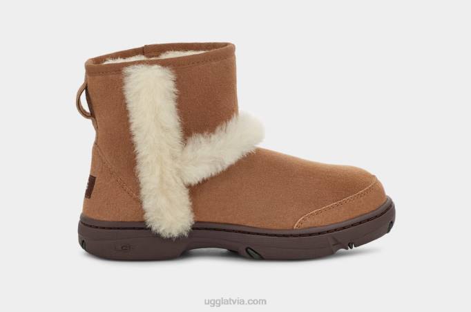 sievietes UGG sunburst mini Z48J571 kastanis