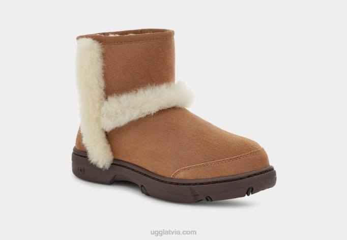 sievietes UGG sunburst mini Z48J571 kastanis