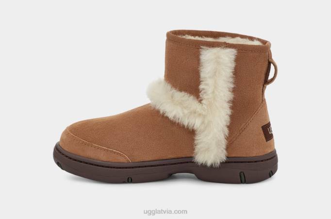 sievietes UGG sunburst mini Z48J571 kastanis