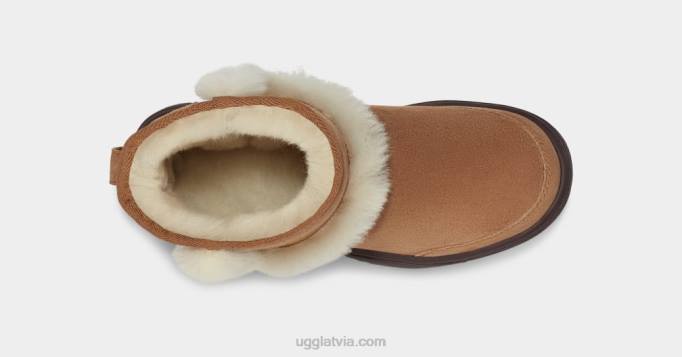 sievietes UGG sunburst mini Z48J571 kastanis