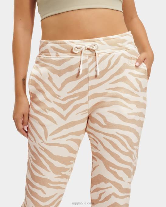 sievietes UGG daniella treniņbikses zebra Z48J1318 baltā zebra