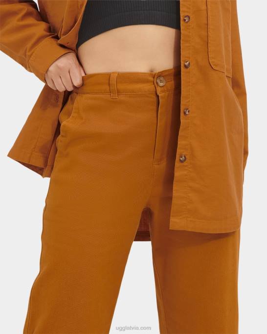 sievietes UGG etna bikses Z48J2077 brūnās sinepes