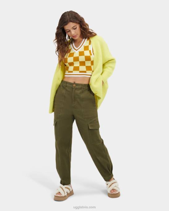 sievietes UGG kensley kravas bikses Z48J1251 dedzināta olīve