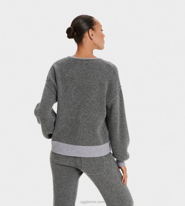 sievietes UGG Renata kašmira maisījuma džemperis Z48J1158 ogles