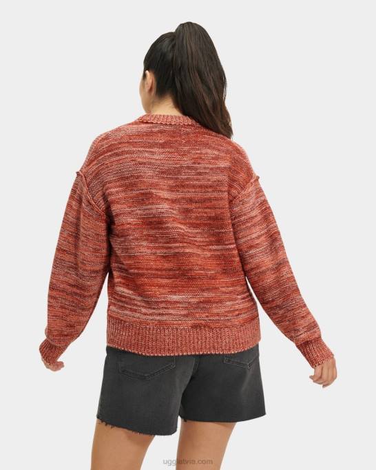 sievietes UGG avianna crewneck džemperis Z48J1062 lašrozā multi