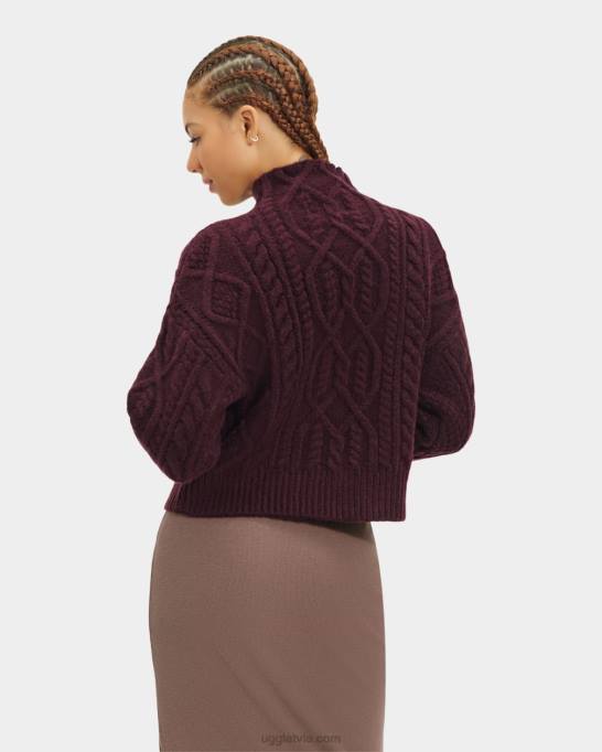 sievietes UGG janae kabeļa adīts džemperis Z48J95 att