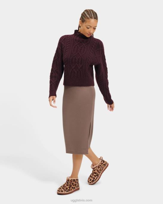 sievietes UGG janae kabeļa adīts džemperis Z48J95 att