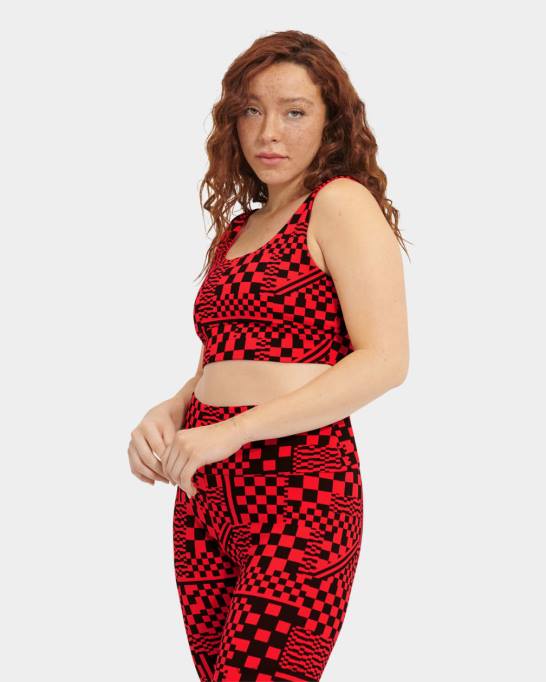 sievietes UGG Zayley bralete Z48J1263 aizdegas/melni čeki