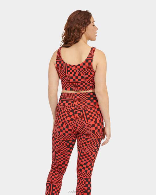 sievietes UGG Zayley bralete Z48J1263 aizdegas/melni čeki