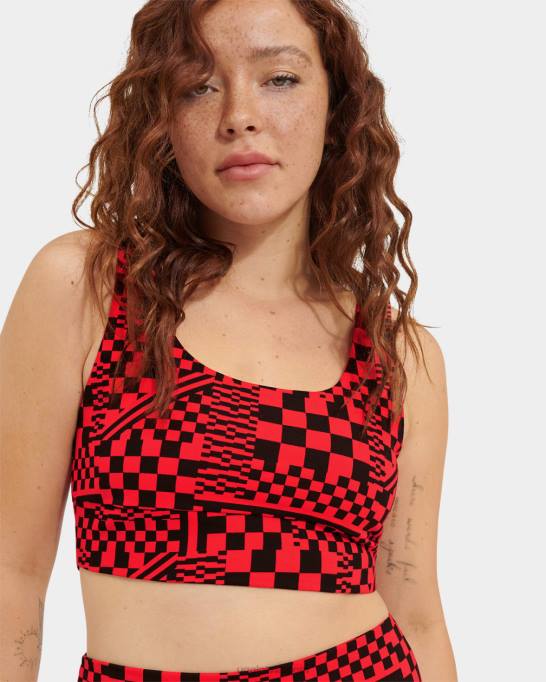 sievietes UGG Zayley bralete Z48J1263 aizdegas/melni čeki